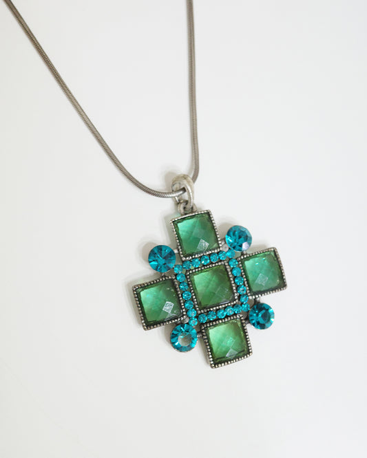 Blue Gemstones Necklace