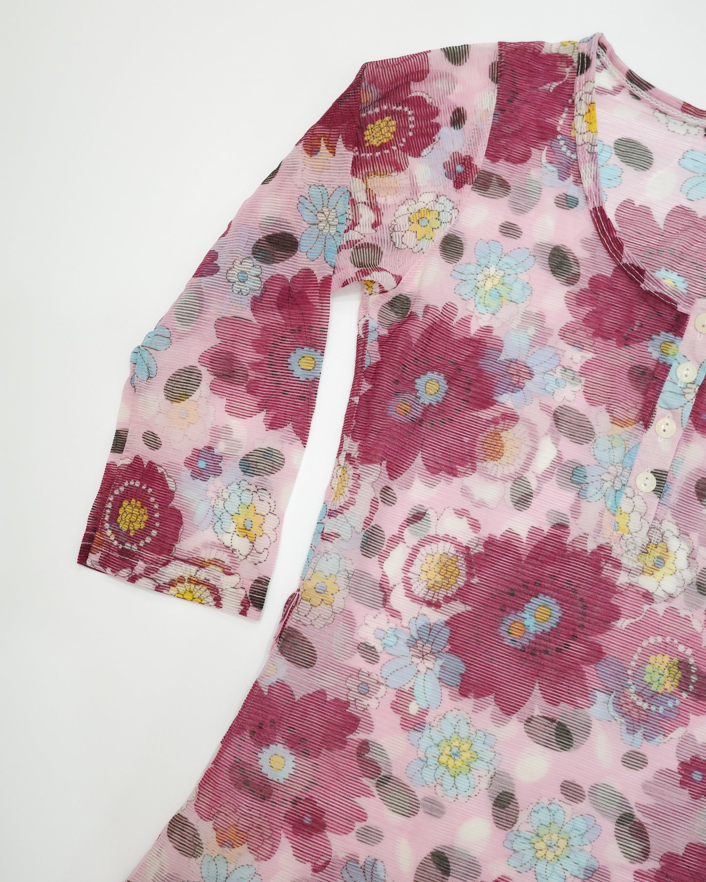 Sheer Floral Top