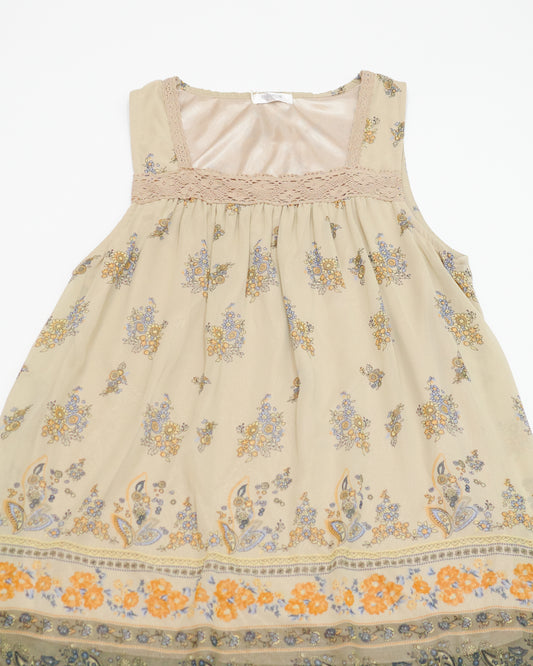 Brown Floral Cami