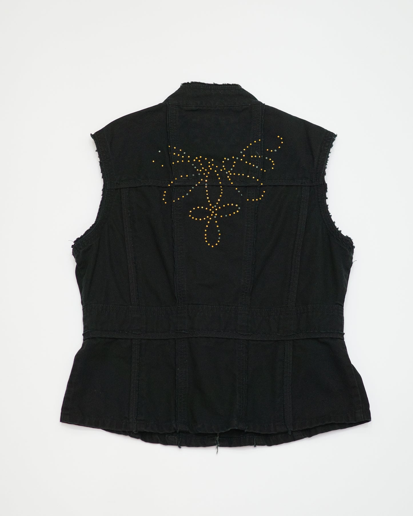 Black Studded Vest