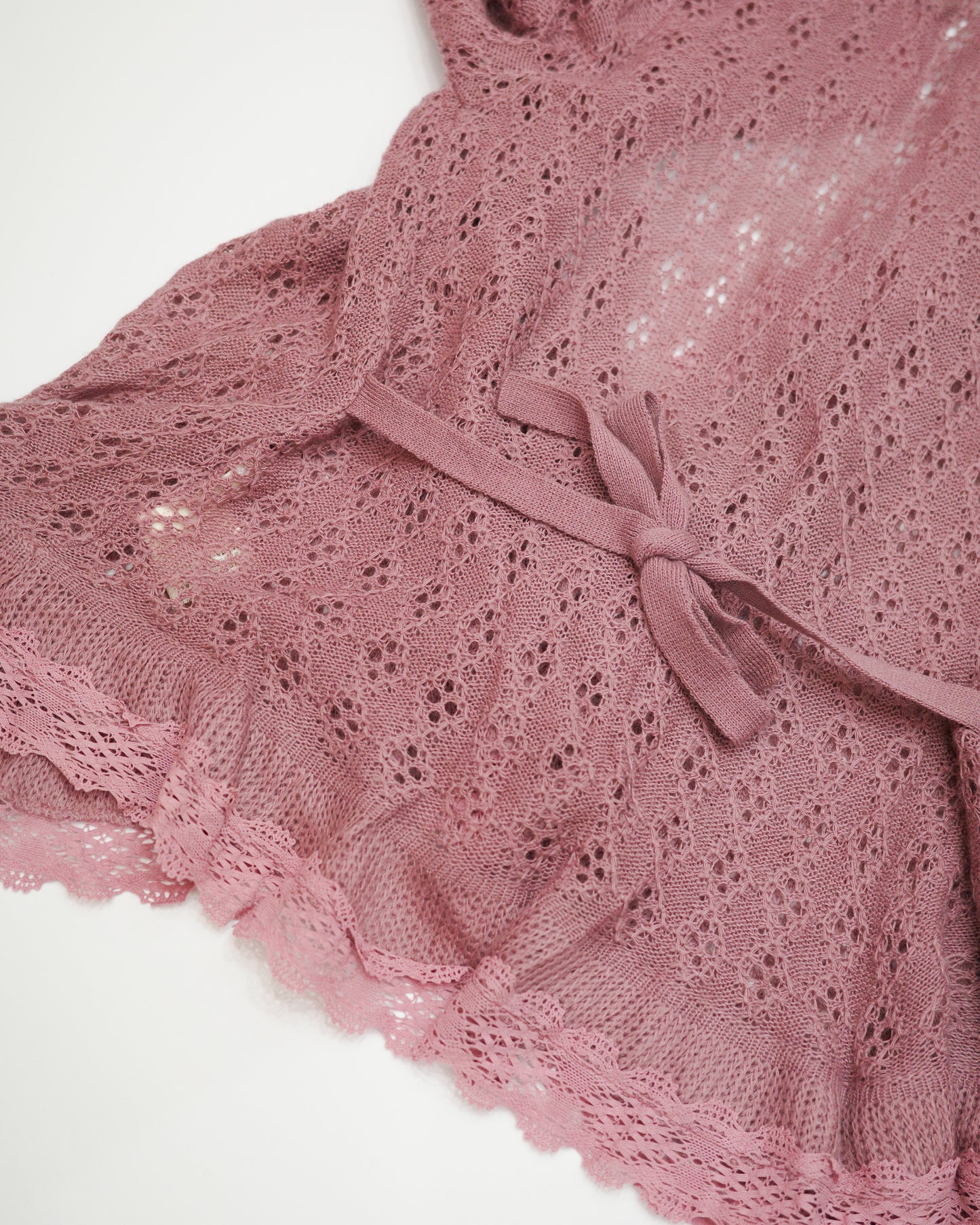 Purple Lace Cardigan