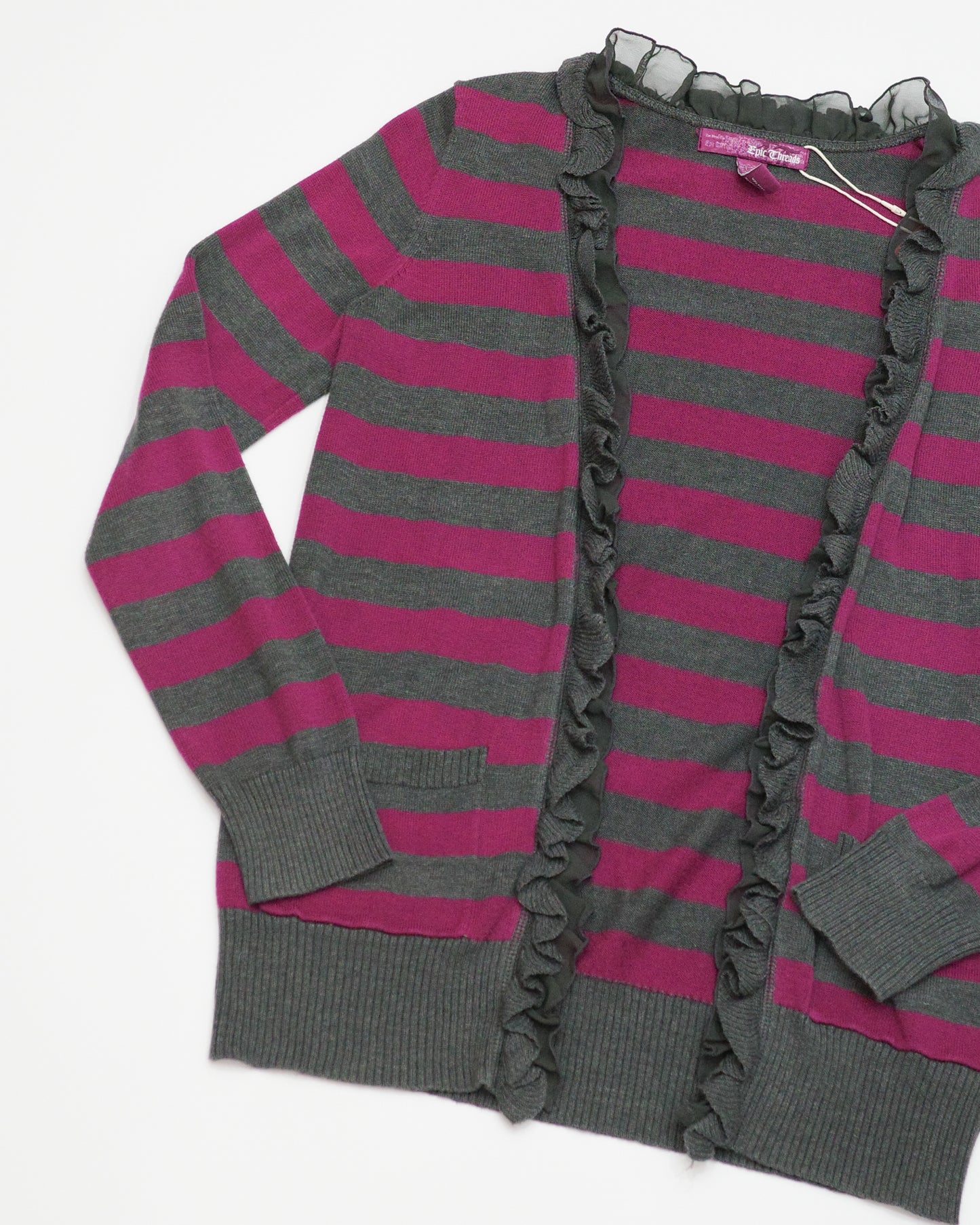Ruffle Cardigan