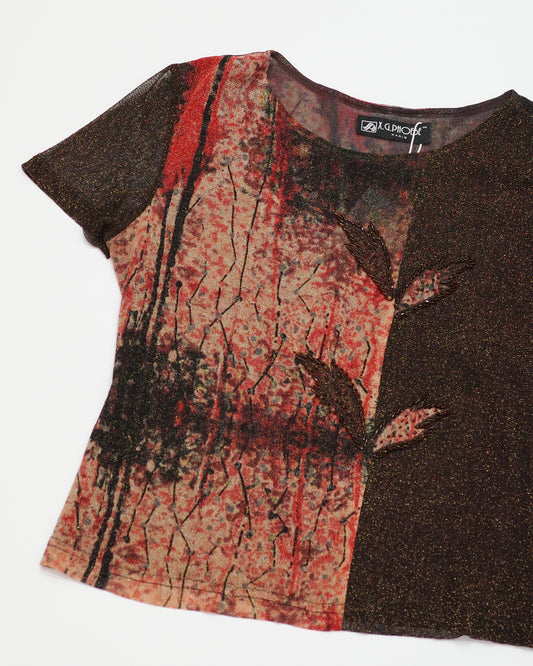 Sparkly Sheer Tee