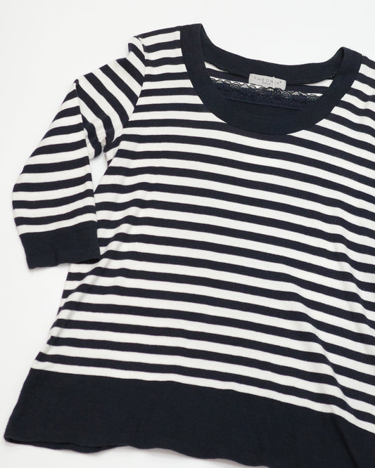 Lace Striped Top