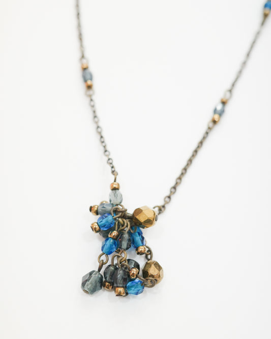 Blue Dangling Necklace