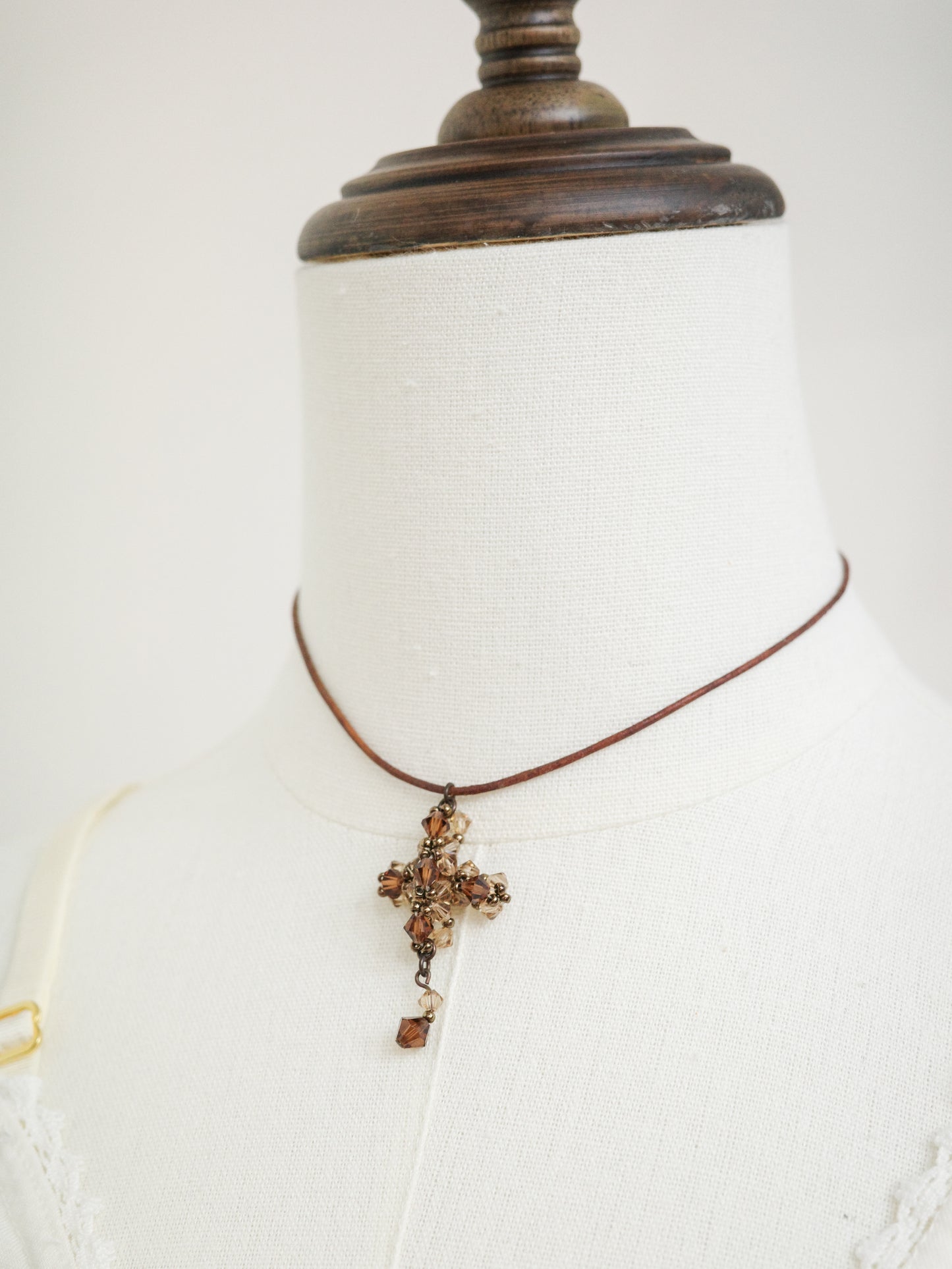 Beaded Cross Necklace