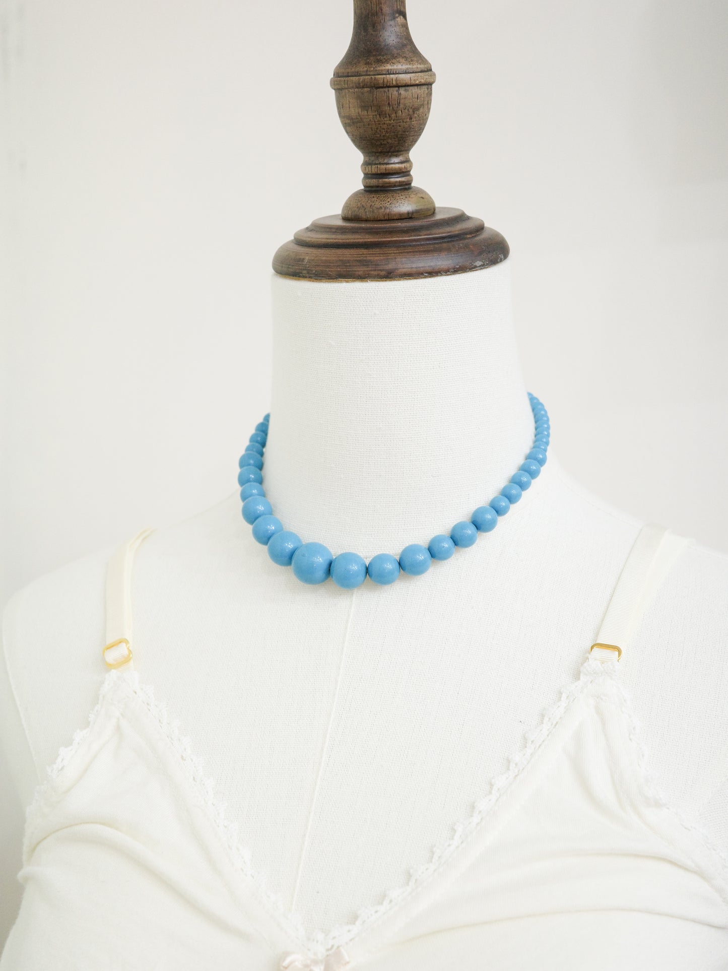 Blue Gumball Necklace