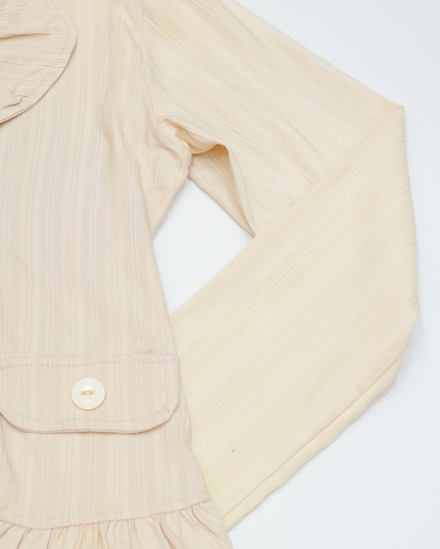 Ruffled Hem Blazer