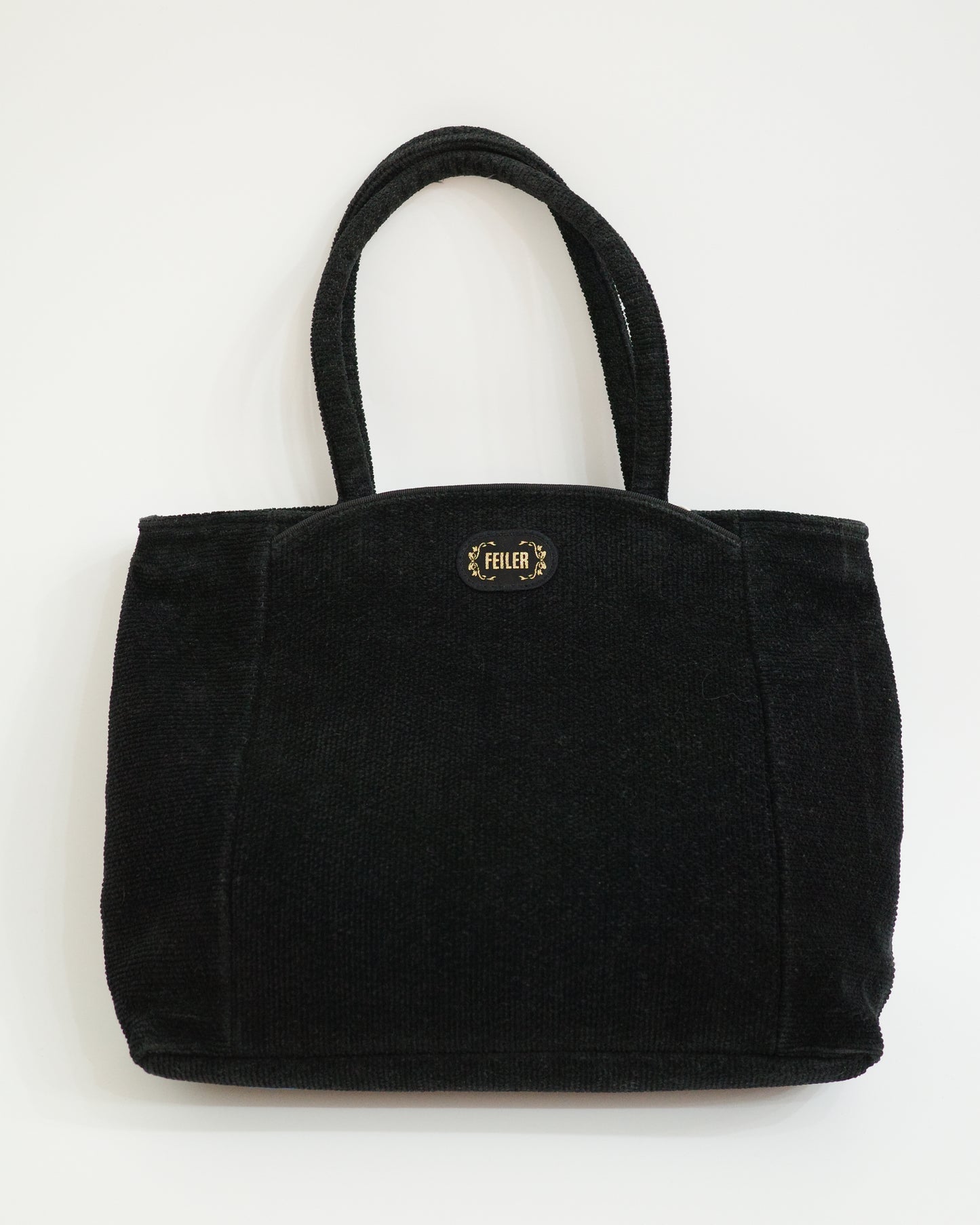 Feiler Black Floral Bag