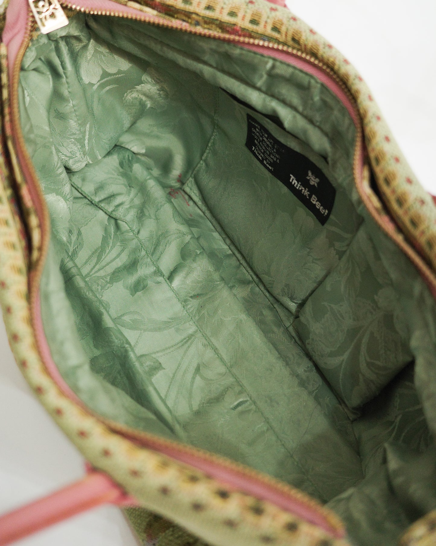 Think Bee! Beads & Sequins Floral Bag