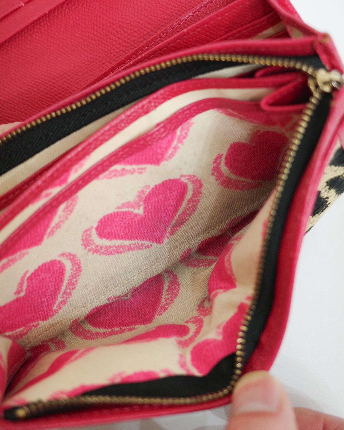 Think Bee! Leopard Hearts Wallet