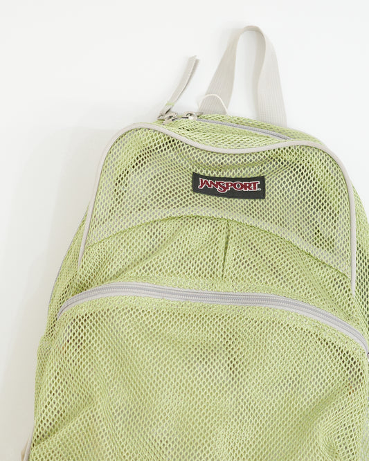 Jansport Mesh Green Backpack