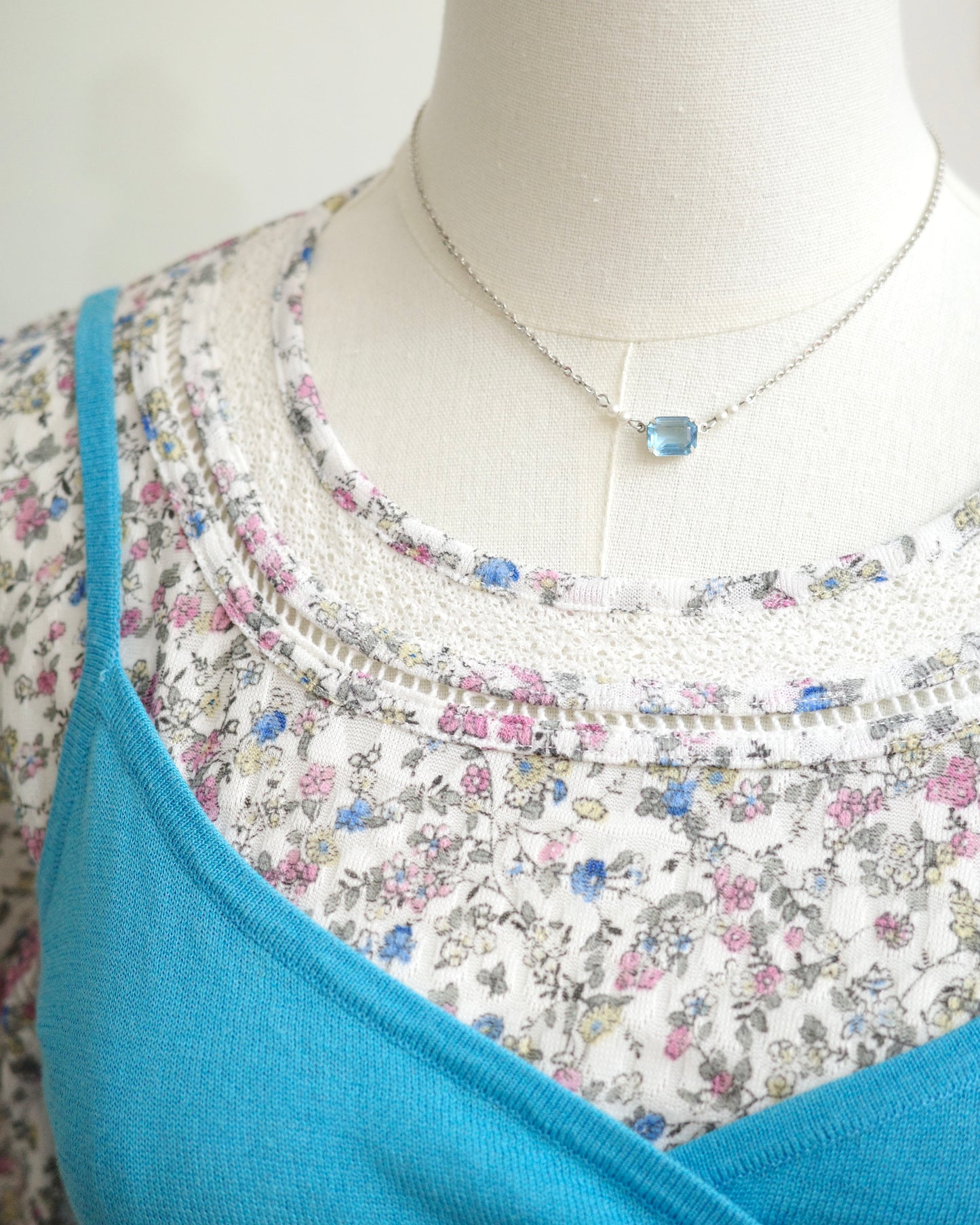 Blue Stone Necklace