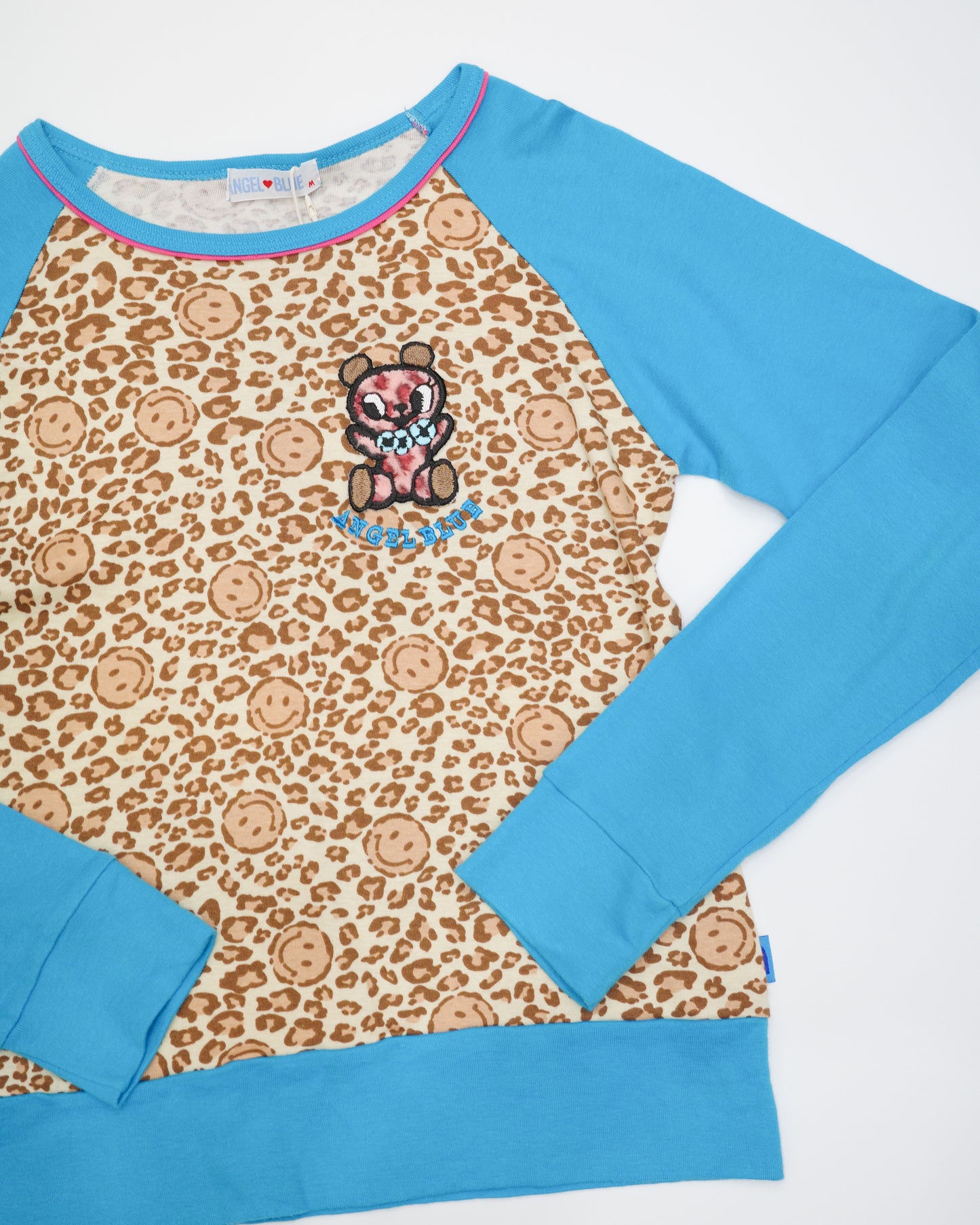 Angel Blue Leopard Top