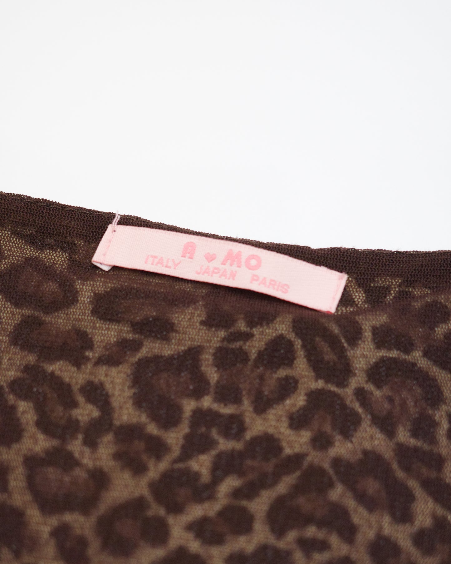 Leopard Cinch-waist Blouse