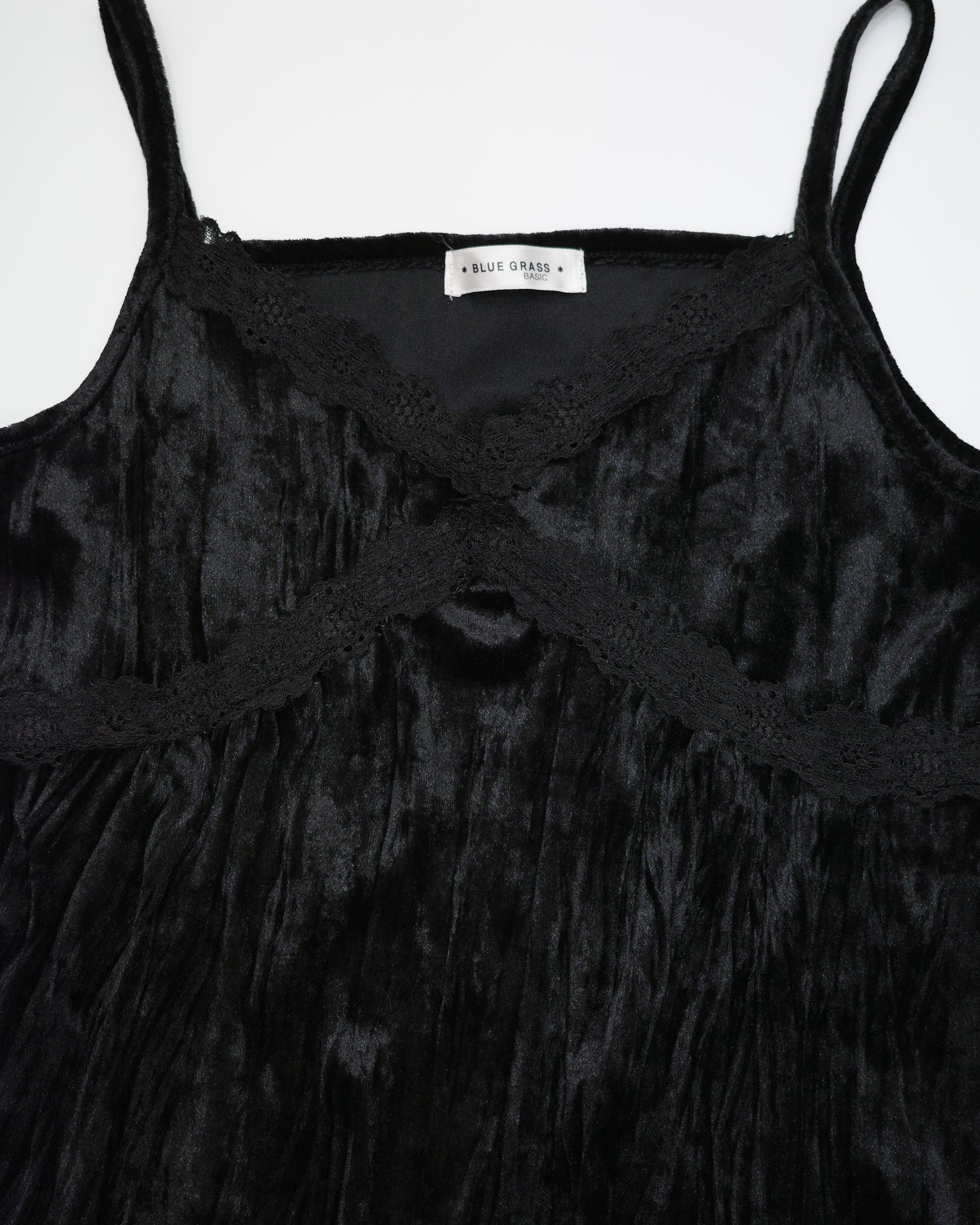 Black Velvet Lace Cami
