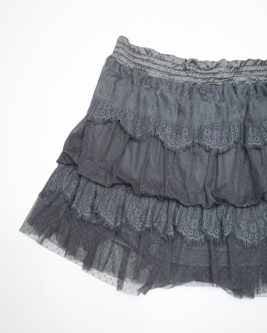 Grey Lace Skirt