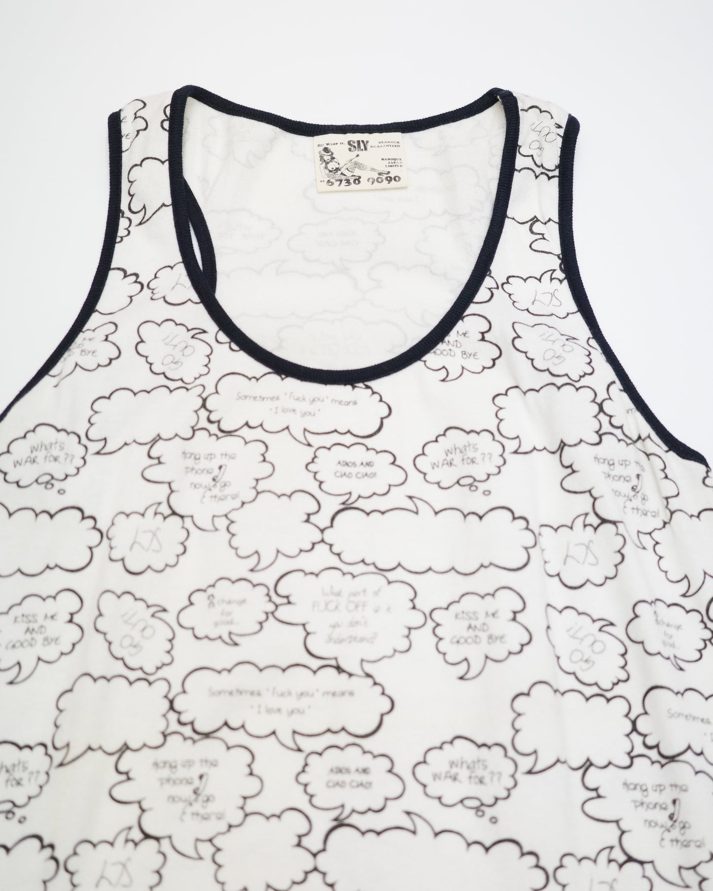 White Speech Bubble Tank