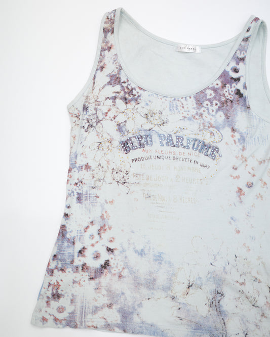 Bleu Parfume Floral Print Tank