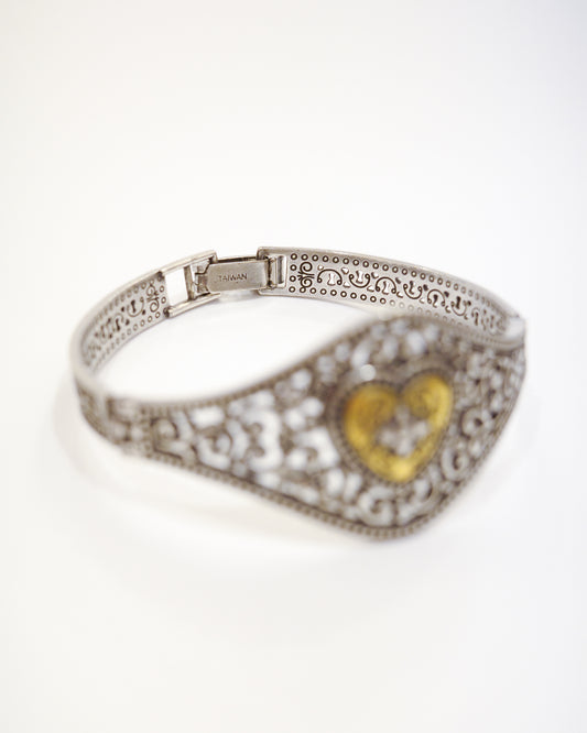 Brighton Gold Heart Bangle