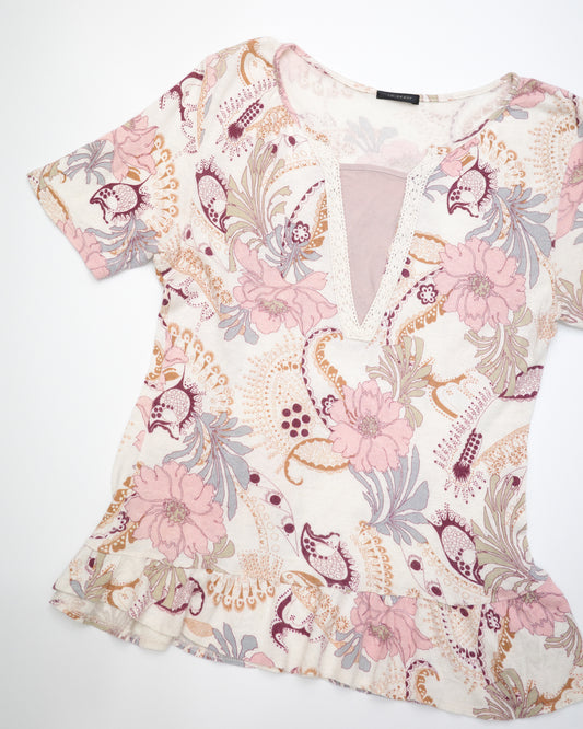 Pink Floral Top