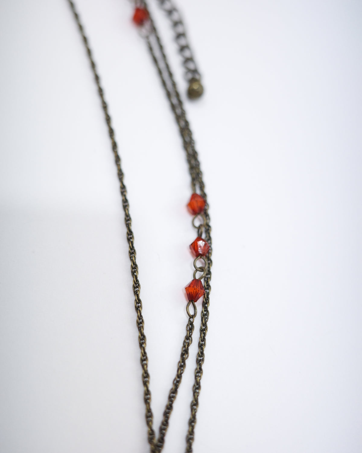 Victorian Tiered Brass Necklace