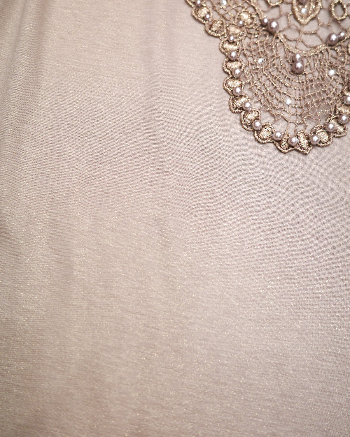 Shimmery Gold Beaded Vest