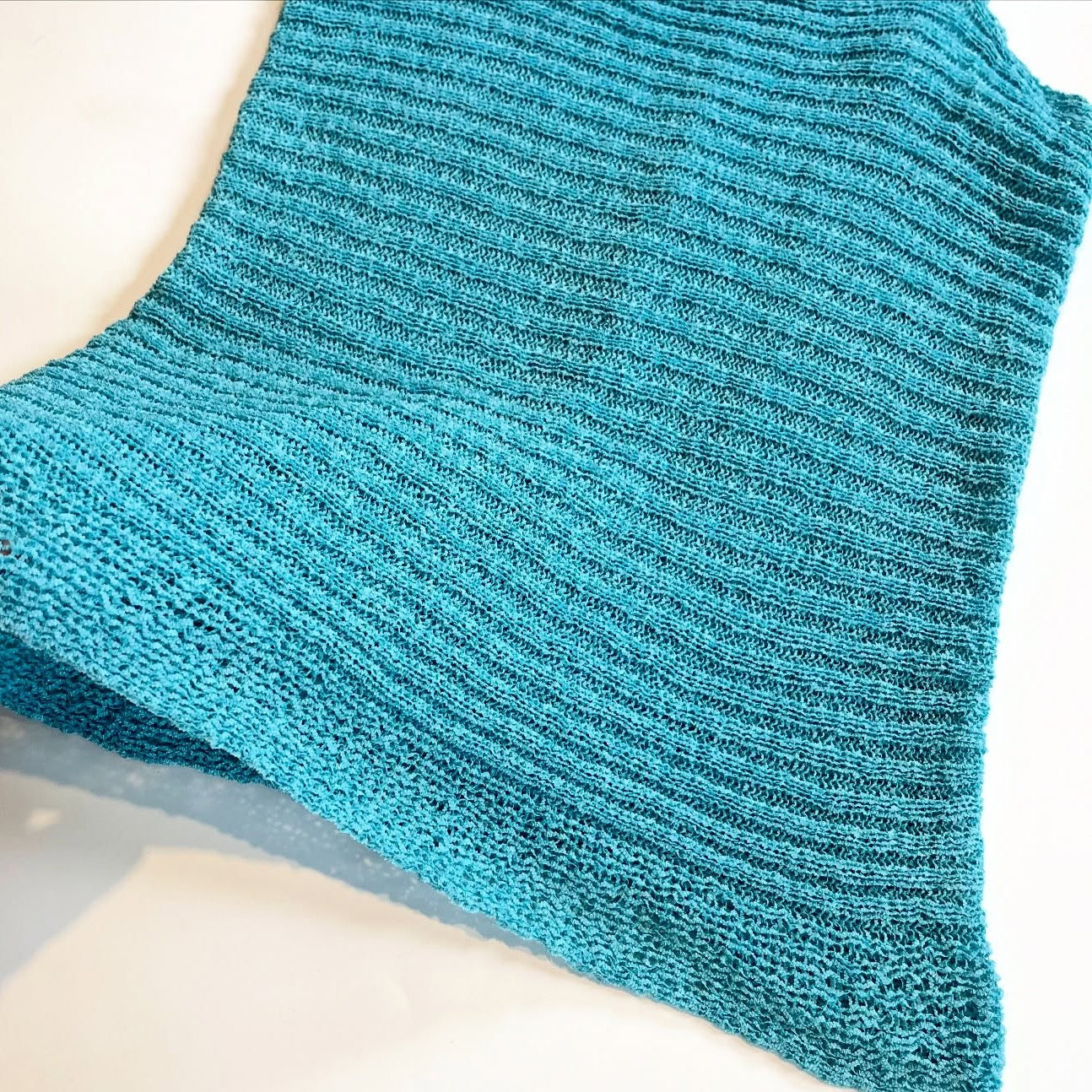 Blue Crochet Cami