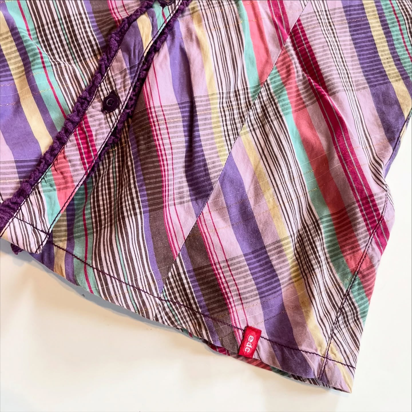 Purple Plaid Shirt