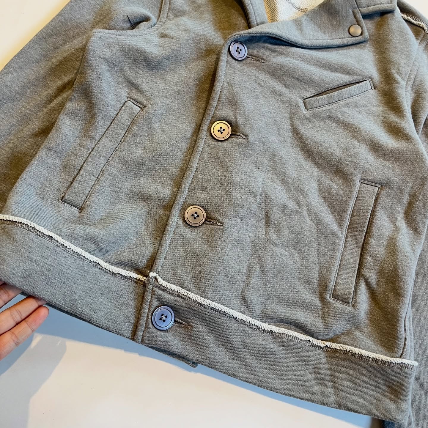 Asymmetrical Gray Blazer