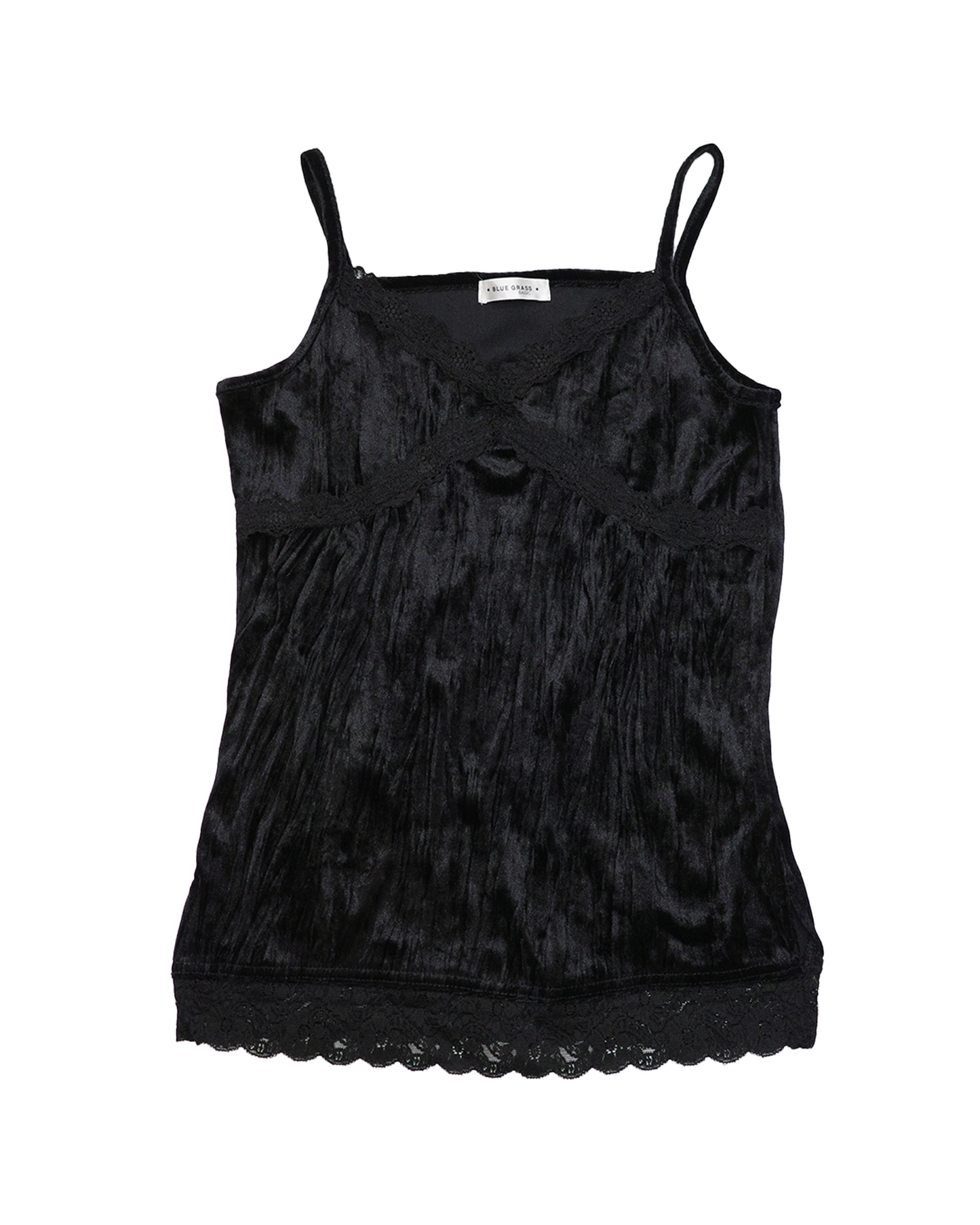 Black Velvet Lace Cami
