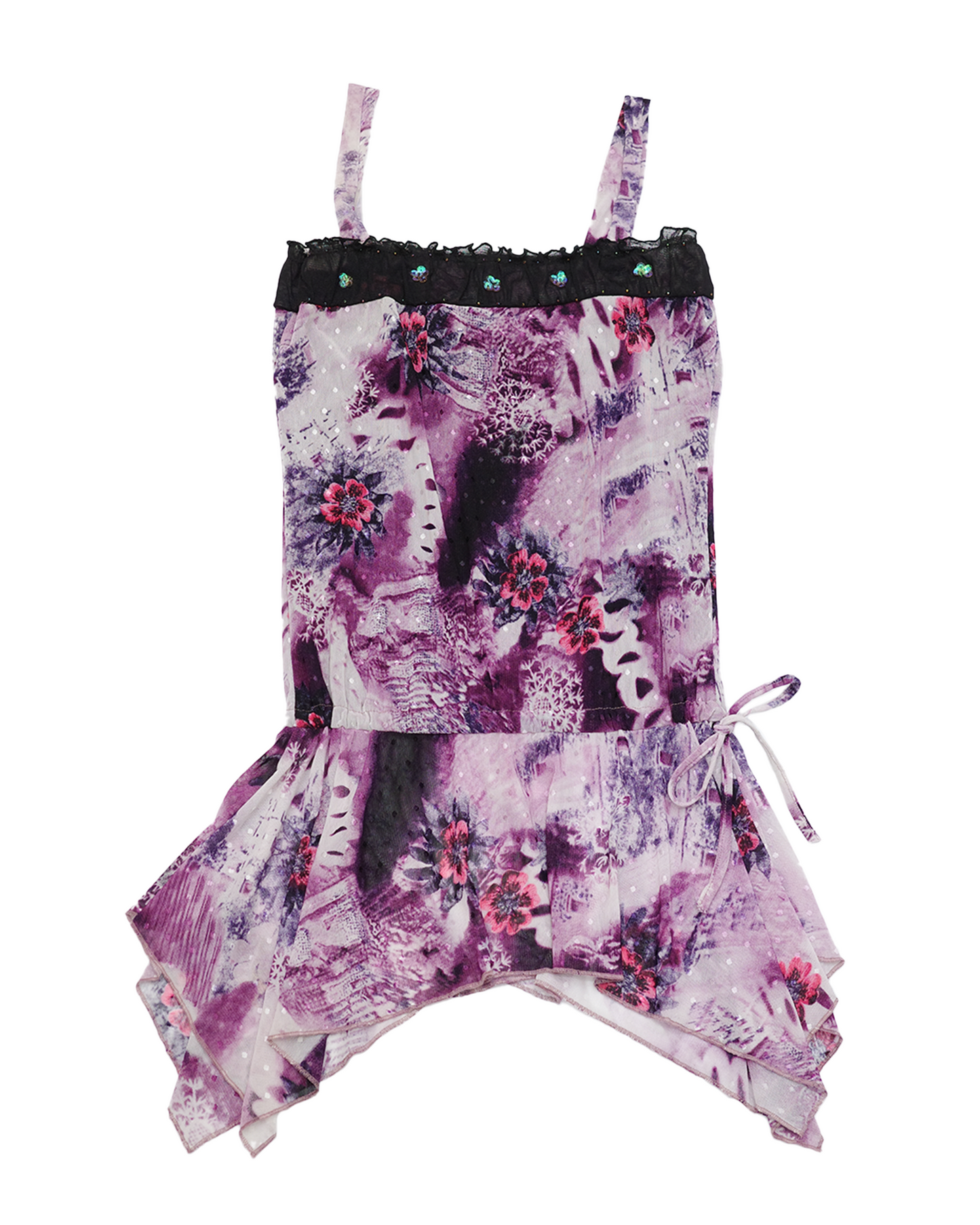 Abstract Floral Cami Dress