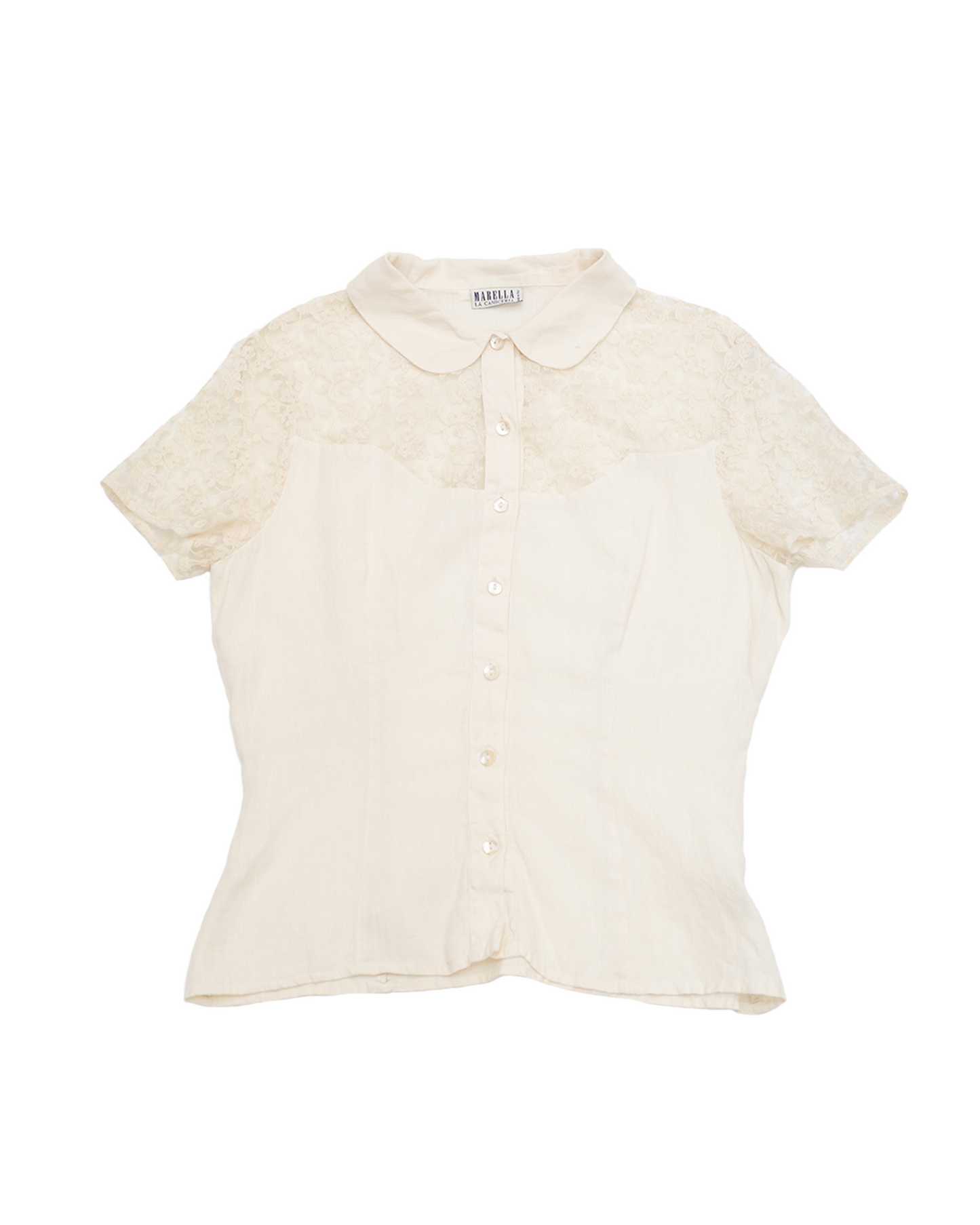 Marella Cream Lace Shirt