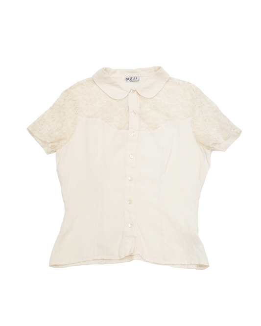 Marella Cream Lace Shirt