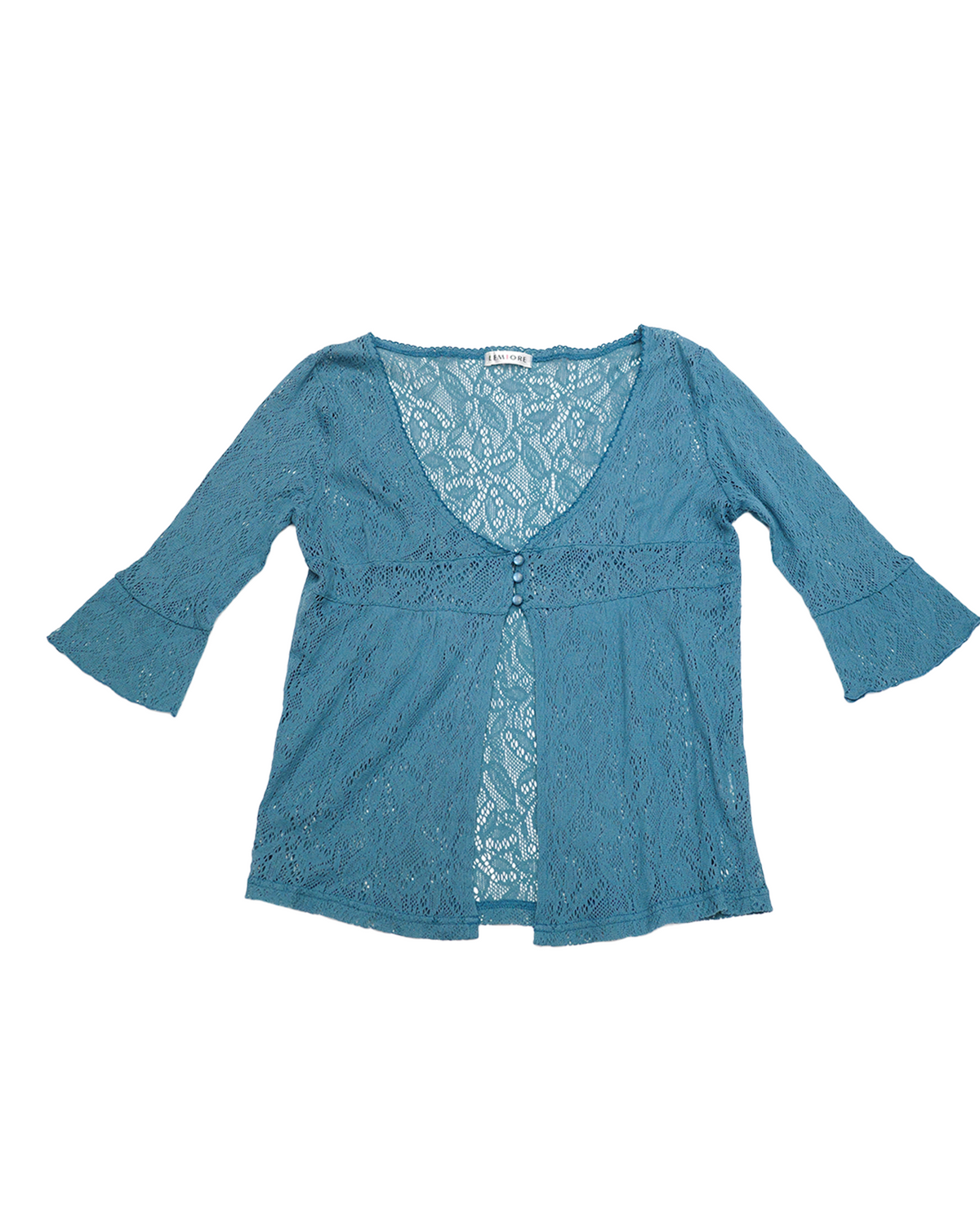 Teal Lace Cardigan