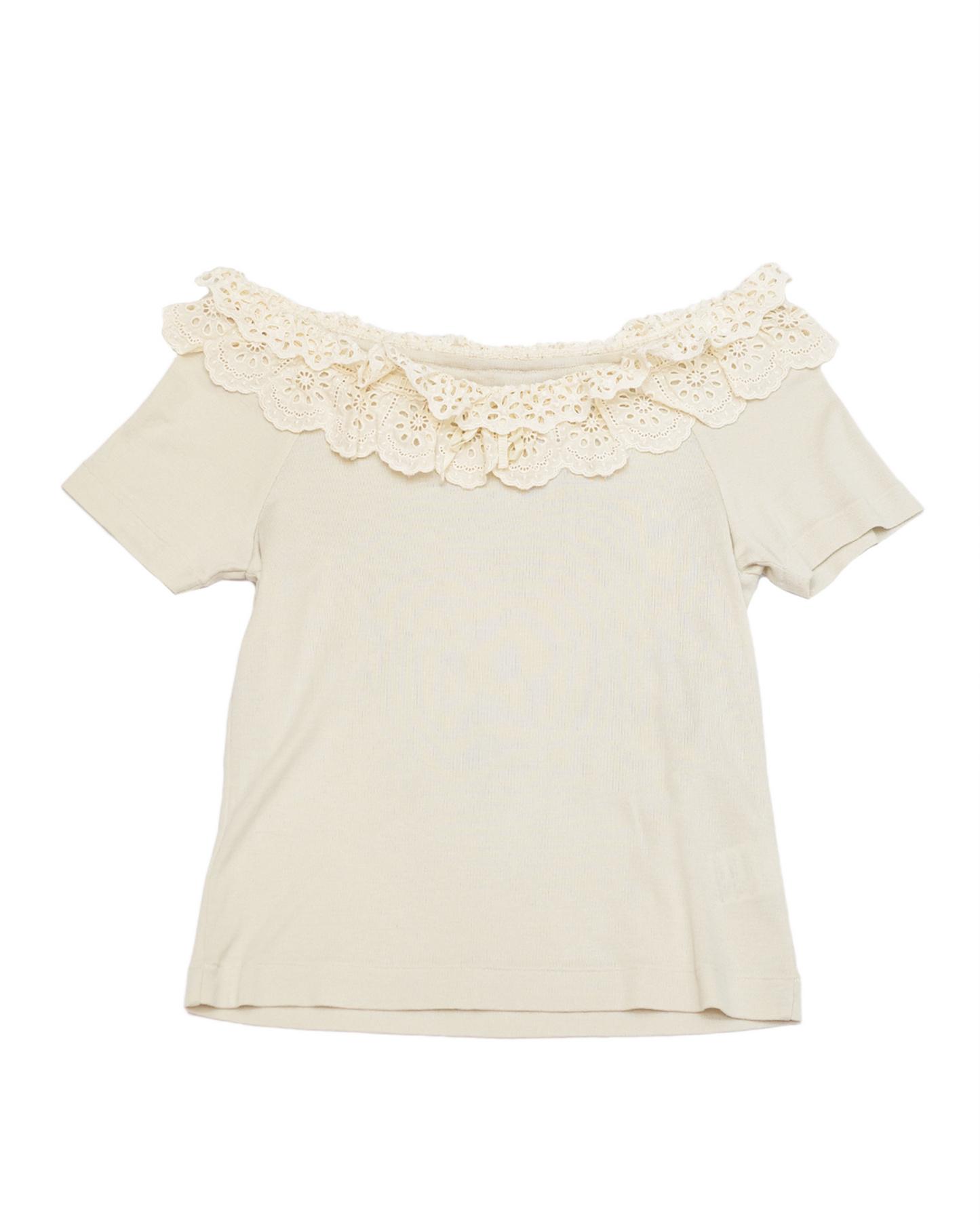 Off-shoulder Lace Top