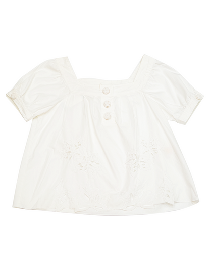 Square-neck Blouse