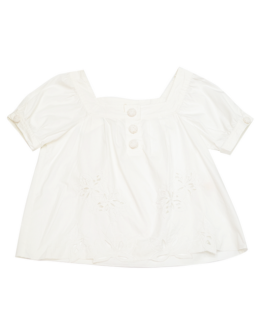 Square-neck Blouse