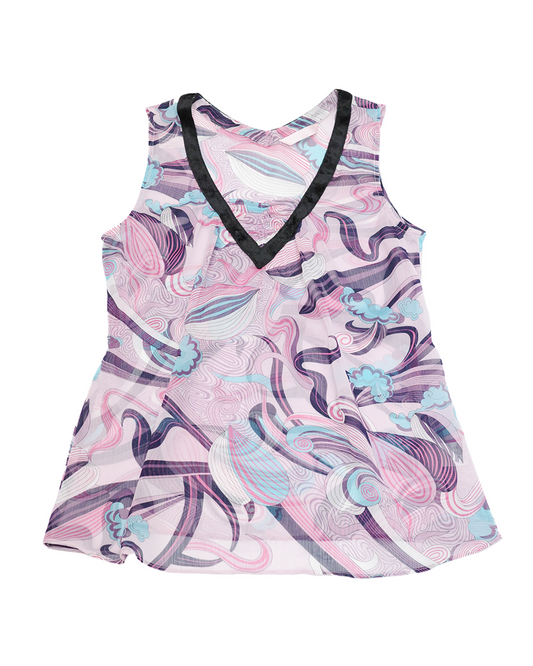 Purple Psychedelic Swirl Tank