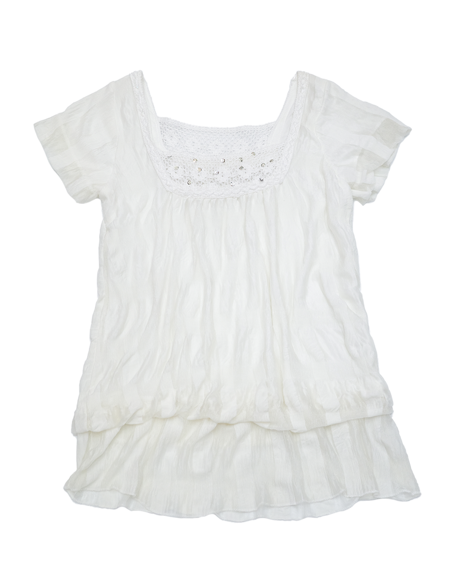 Boho White Blouse