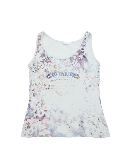 Bleu Parfume Floral Print Tank