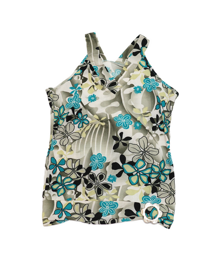 Floral Print w/ Silver Buckle Cami