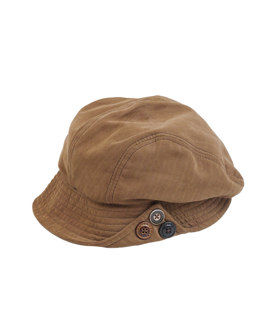 Button Cabbie Hat