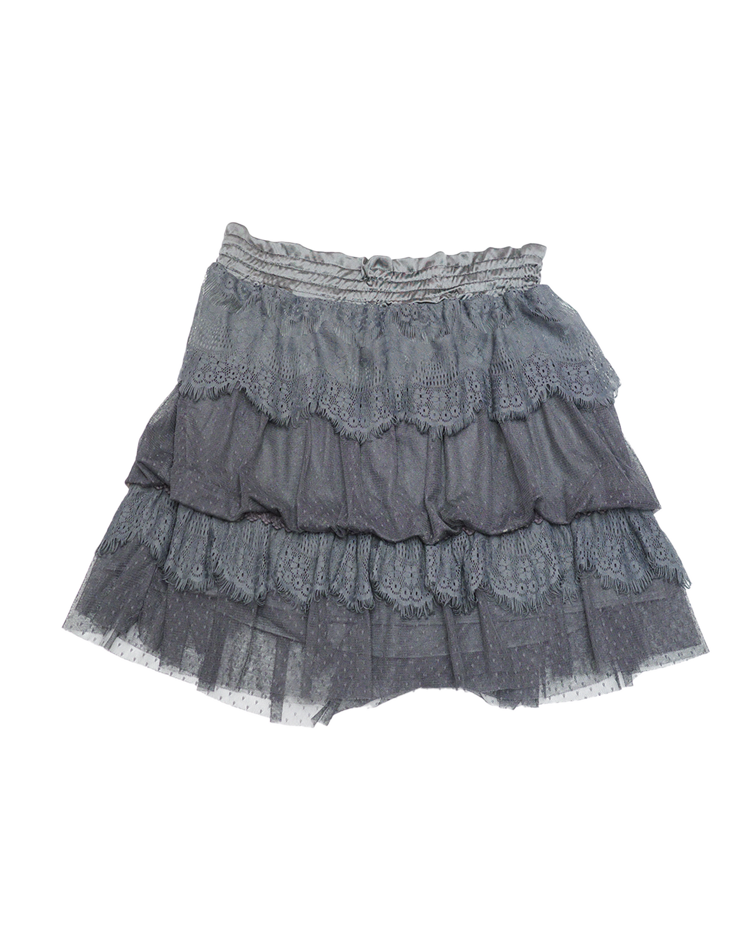 Grey Lace Skirt