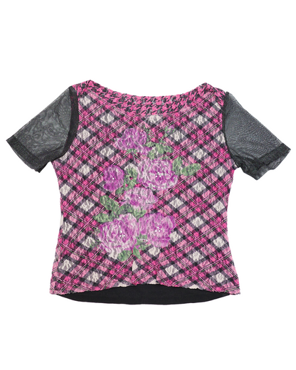 Rose Mesh Tee