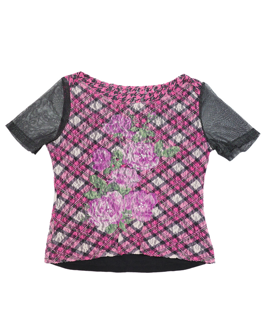 Rose Mesh Tee