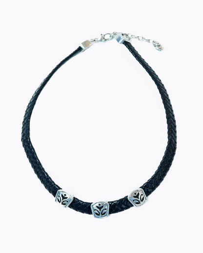 Brighton Braided Leather Choker