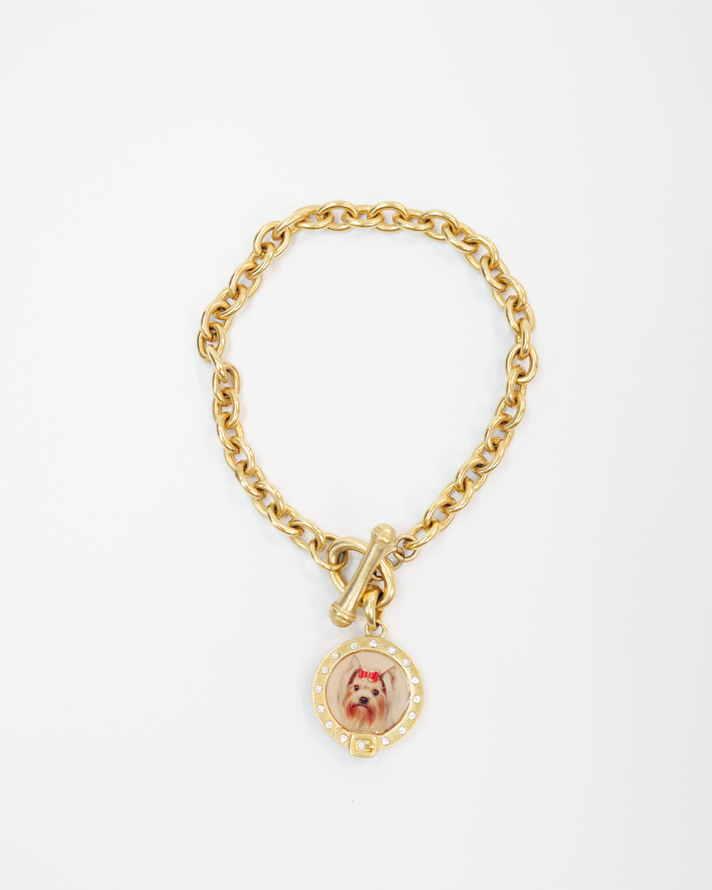 Yorkshire Terrier Gold Bracelet