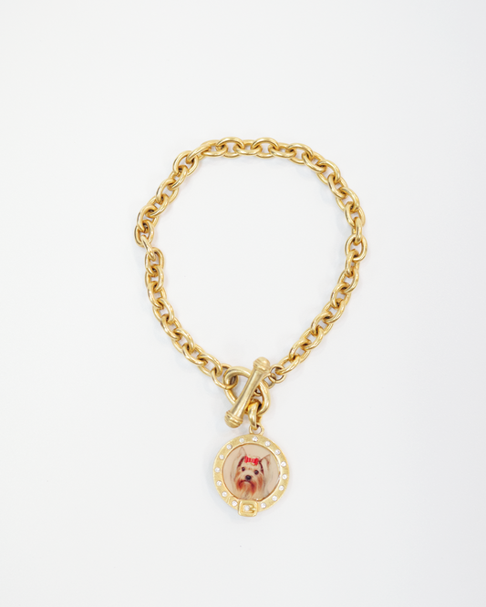 Yorkshire Terrier Gold Bracelet