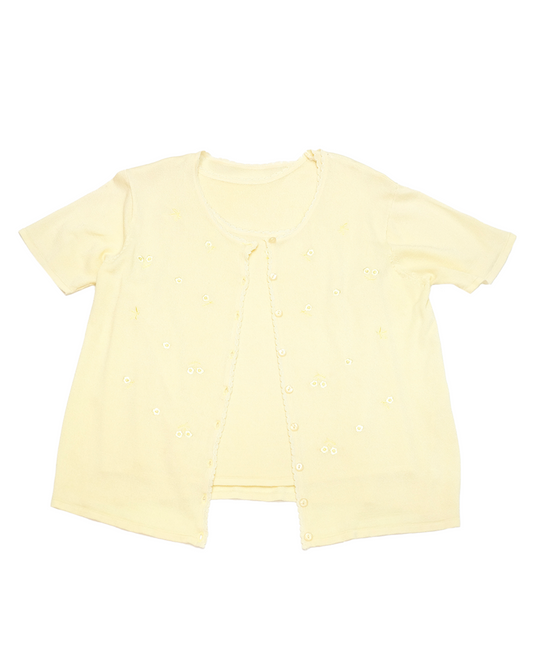 Baby Yellow Cardigan Set